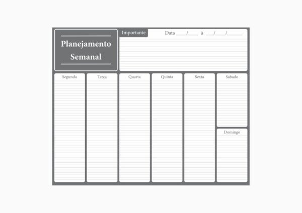 Painel Planner Semanal